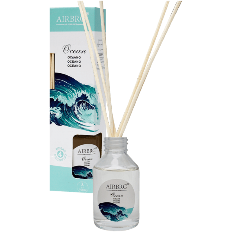 Odorizant de camera, 100 ML, cu bete parfumate din lemn, aroma oceanica